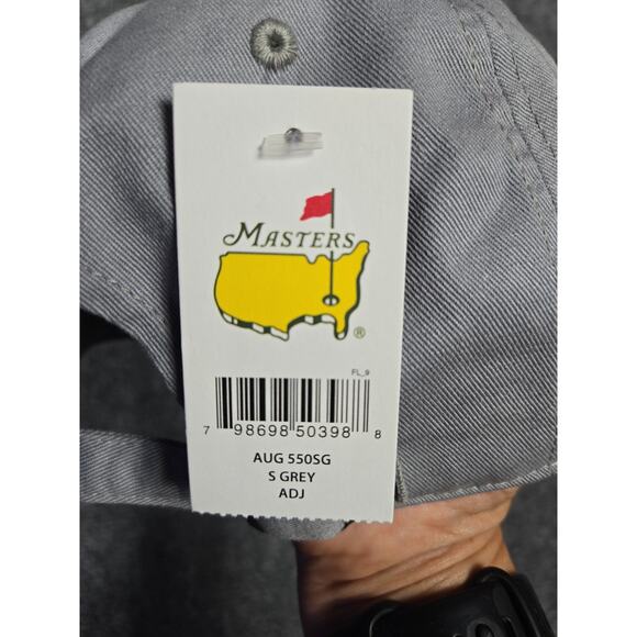 Masters Hat Baseball Cap Gray Men Adult OSFA 2016 Golf Tournament Augusta GA - Picture 8 of 8